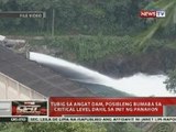 Tubig sa Angat dam, posibleng bumaba sa critical level dahil sa init ng panahon