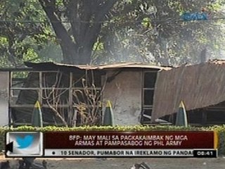 24 Oras: Sanhi ng sunog sa imbakan ng armas, posibleng dahil sa matinding init