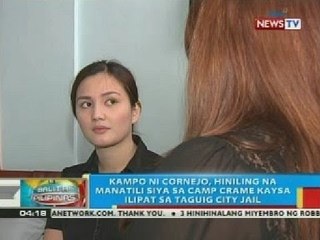 Kampo ni Deniece Cornejo, hiniling na manatili siya sa Camp Crame kaysa ilipat sa Taguig City Jail