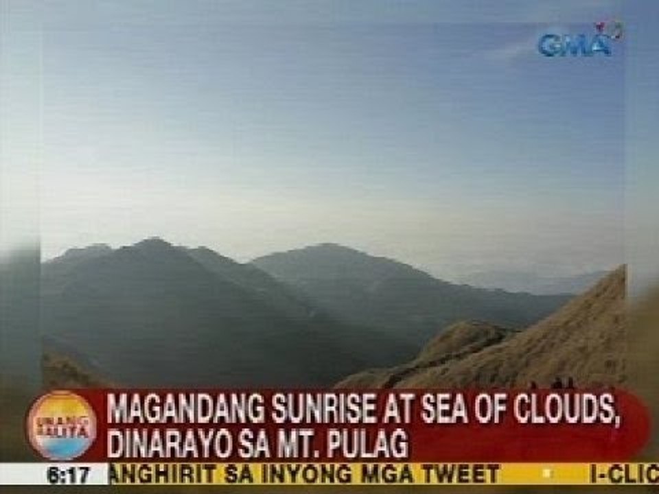 UB: Magandang sunrise at sea of clouds, dinarayo sa Mt. Pulag