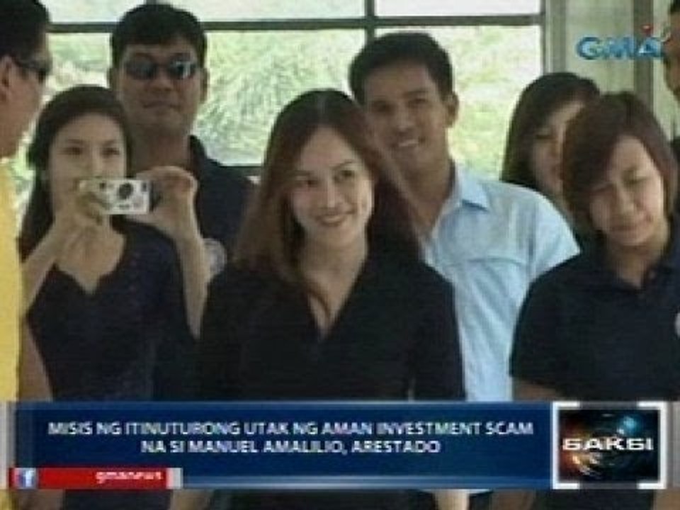 Saksi: Misis ng itinuturong utak ng Aman investment scam na si Manuel Amalilio, arestado