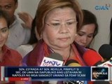 Sen. Estrada at Sen. Revilla, pinipilit si Sec. de Lima na isapubliko ang listahan ni Napoles