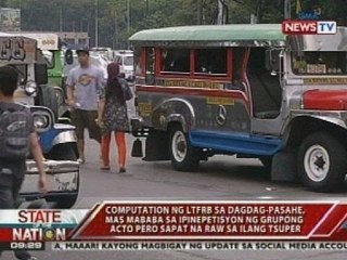 SONA: Taas-pasahe sa jeep, masusi raw na pinag-aaralan ng LTFRB