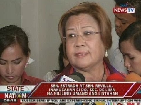 Sec. De Lima, nakiusap na bigyan siya ng sapat na panahon para i-verify ang listahan ni Napoles