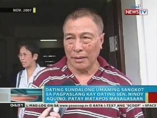 Dating sundalong sangkot sa pagpaslang kay dating Sen. Ninoy Aquino, patay matapos masagasaan