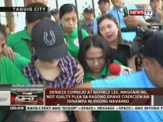 Deniece Cornejo at Bernice Lee, naghain ng not guilty plea sa kasong grave coercion