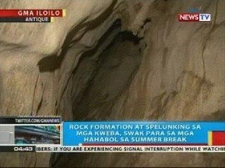 Rock formation at spelunking sa mga kweba sa Antique, swak para sa mga hahabol sa summer break