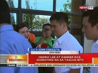 BT: Cedric Lee at Zimmer Raz, dumating na sa Taguig MTC