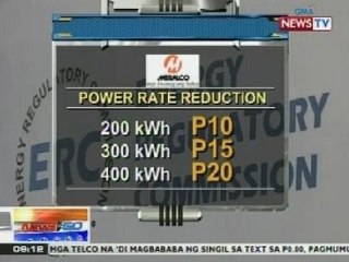 NTG: Singil sa kuryente ng Meralco, bumaba ng P0.50/kWh