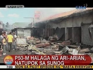 UB: P50-M halaga ng ari-arian, natupok sa sunog sa Ilagan City