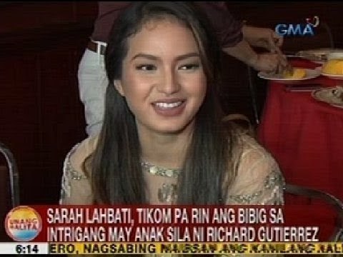 UB: Sarah Lahbati, tikom ang bibig sa intrigang may anak sila ni Richard Gutierrez