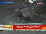 BT: Babae, patay matapos barilin malapit sa kanilang bahay