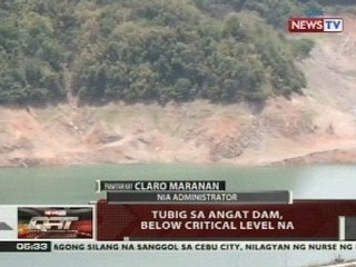 Panayam kay NIA administrator Claro Maranan kaugnay sa critical level condition ng Angat Dam