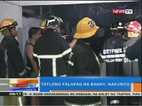 NTG: Tatlong palapag na bahay sa Quezon City, nasunog