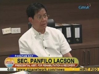 Panayam kay Sec. Panfilo Lacson kaugnay sa "Napolist"