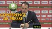 Conférence de presse Valenciennes FC - FC Sochaux-Montbéliard (2-1) : Faruk HADZIBEGIC (VAFC) - Albert CARTIER (FCSM) - 2016/2017