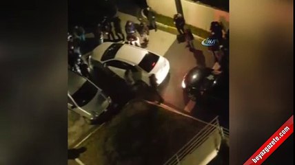Teröristin siteden çıkarılma anı kamerada