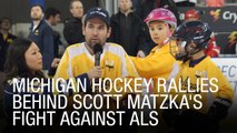 Michigan Hockey Rallies Behind Former Star Scott Matzka And His Fight Against ALS