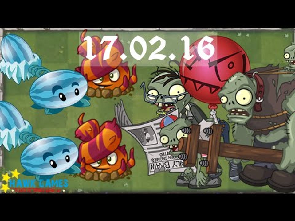 Plants vs. Zombies 2 - Modern Day Piñata Party (February, 17 2016) [4K 60FPS]