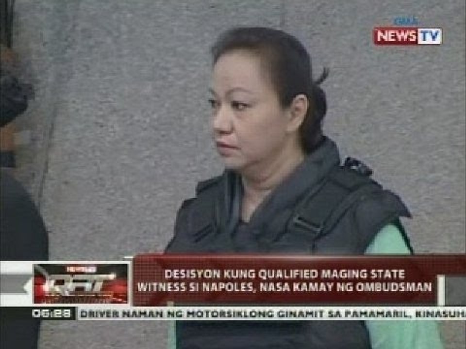 de Lima: Napoles, muling humiling ng immunity para sa kaso niya kaugnay ng pork barrel scam