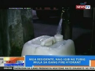 下载视频: NTG: Mga residente ng Guinobatan, Albay, nag-igib ng tubig mula sa isang fire hydrant