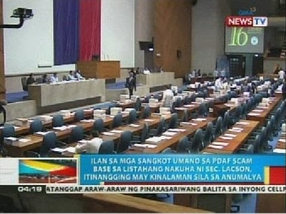 Ilan sa mga sangkot umano sa pdaf scam, itinangging may kinalaman sila