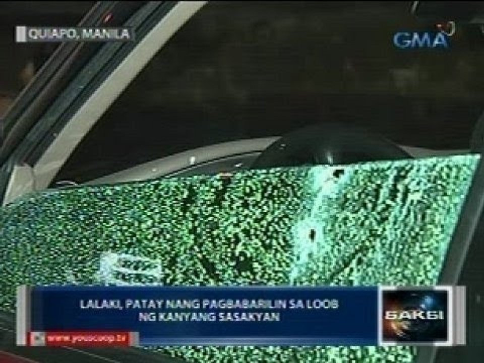 Saksi: Lalaki sa Quiapo, Maynila, patay nang pagbabarilin sa loob ng kanyang sasakyan