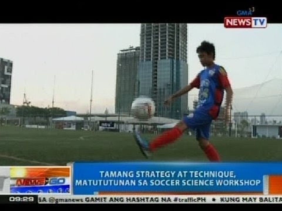 NTG: Larong soccer o football, nangangailangan ng lakas ng katawan at bilis ng kilos