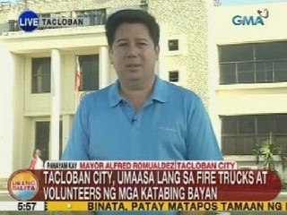 UB: Panayam kay Tacloban City Mayor Romualdez kaugnay sa nangyaring sunog doon
