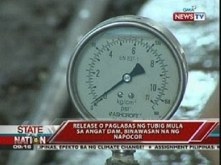 Release o paglabas ng tubig mula sa Angat Dam, binawasan na ng NAPOCOR