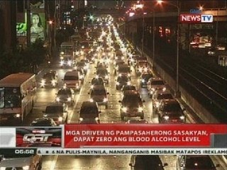 QRT: IRR ng Anti-drunk and Drugged Driving Act of 2013, inilabas