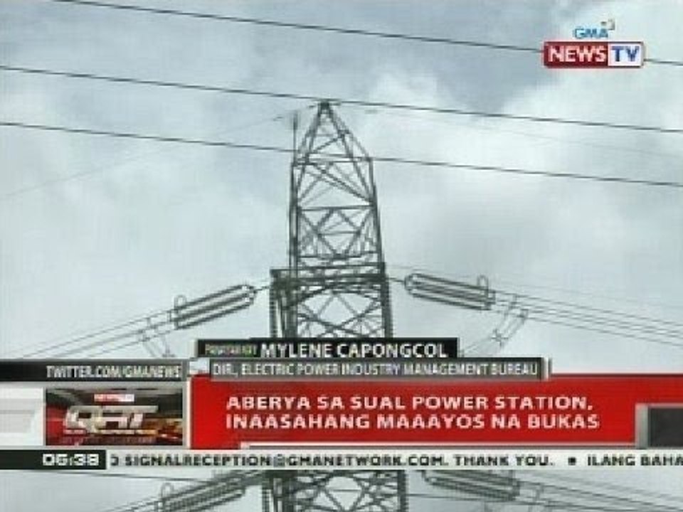 QRT: Aberya sa Sual Power Station, inaasahang m...