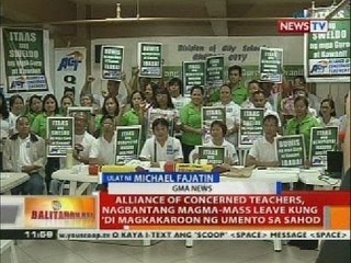 Alliance of Concerned Teachers, nagbantang magma-mass leave kung 'di magkaroon ng umento sa sahod