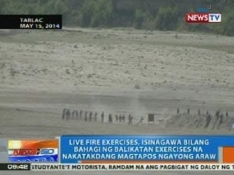 NTG: Live fire exercises, isinagawa bilang bahagi ng Balikatan exercises