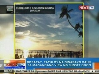NTG: Boracay, patuloy na dinarayo dahil sa magandang view ng sunset doon