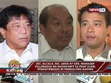Sec. Alcala, Abad at Villanueva na nadadawit sa PDAF scam, ipinagtanggol ni Pangulong Aquino