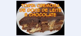 Como Fazer Torta De Chocolate Com Doce De Leite