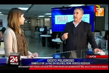 Selfies: usted corre peligro si hace el símbolo de paz