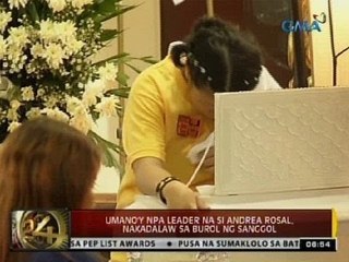 24 Oras: Umano'y NPA leader na si Andrea Rosal, nakadalaw sa burol ng sanggol