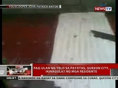 QRT: Pag-ulan ng yelo sa Payatas, Quezon City, ikinagulat ng mga residente