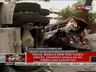 QRT: Truck, mabilis daw ang takbo