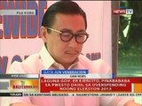 Laguna Gov. Er Ejercito, may limang araw pa para i-apela ang desisyon ng Comelec