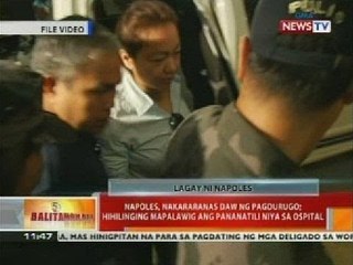 BT: Napoles, nakaranas daw ng pagdurugo