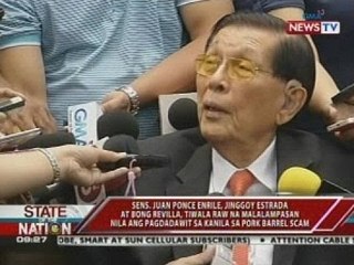 Sen. Enrile, Estrada, At Revilla, hindi nababahala sa ulat na inihahanda na ang kanilang kulungan