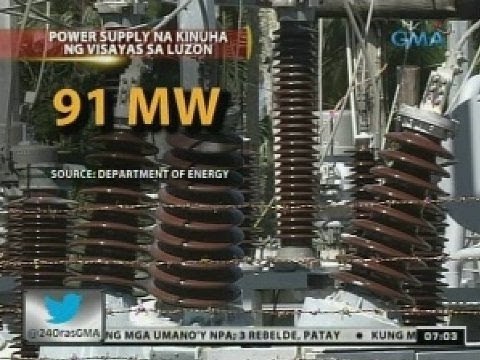 24 Oras: Luzon Grid, umayuda sa kapos na supply ng kuryente sa Visayas