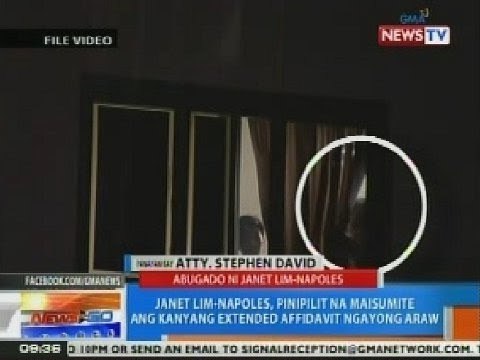 NTG: Panayam kay Atty. Stephen David kaugnay sa kalagayan ni Janet Lim-Napoles