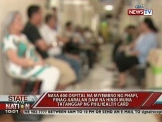 SONA: Ilang pasyente, umaasa sa Philhealth para mabawasan ang bayarin sa Ospital