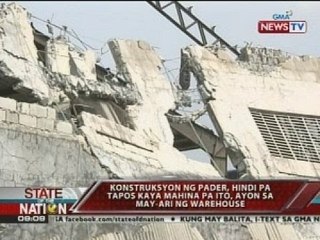 SONA: 2 patay sa pagguho ng pader ng isang gusali sa Brgy. Masambong, QC