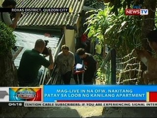 Mag-live in na OFW, nakitang patay sa loob ng kanilang apartment