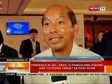 BT: Paniwala ni Sec. Abad, si Pangulong Aquino ang totoong target sa pdaf scam